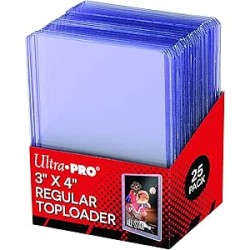 Ultra Pro - 3 x 4 Inch Toploaders Clear 25 Pack